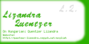 lizandra quentzer business card